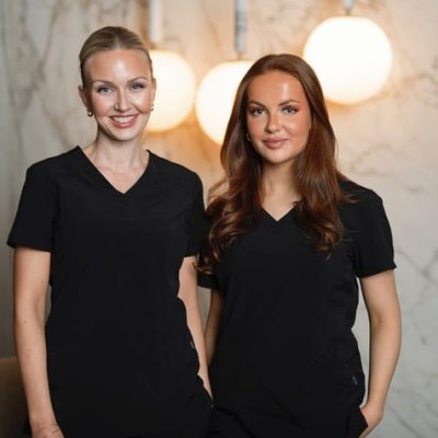 Kosmetiske dermatologisek sykepleiere Celine og Siren hos Asteta Clinic