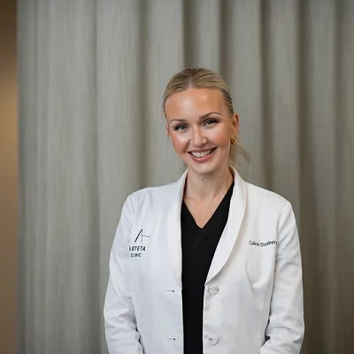 Kosmetisk dermatologisk sykepleier Celine Seeberg