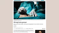 Faksimile av kronikk i Dagens Medisin av dr. Kenneth Chiu - Kirurgi uten grenser