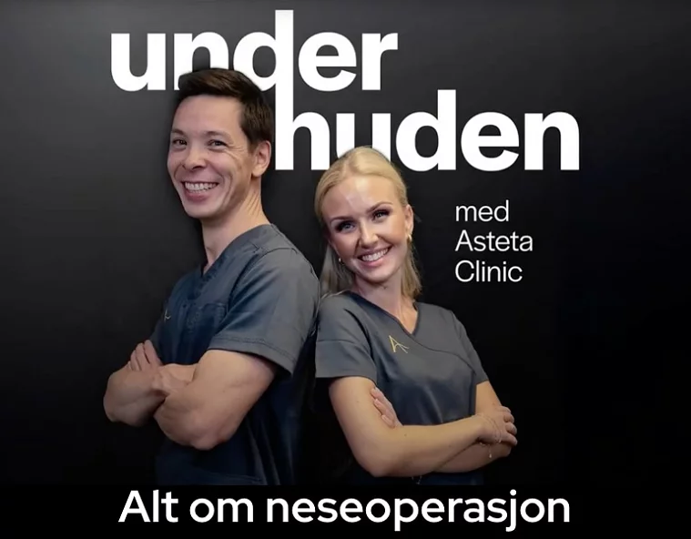 Kenneth og Celine med podcasten Under huden med Asteta Clinic
